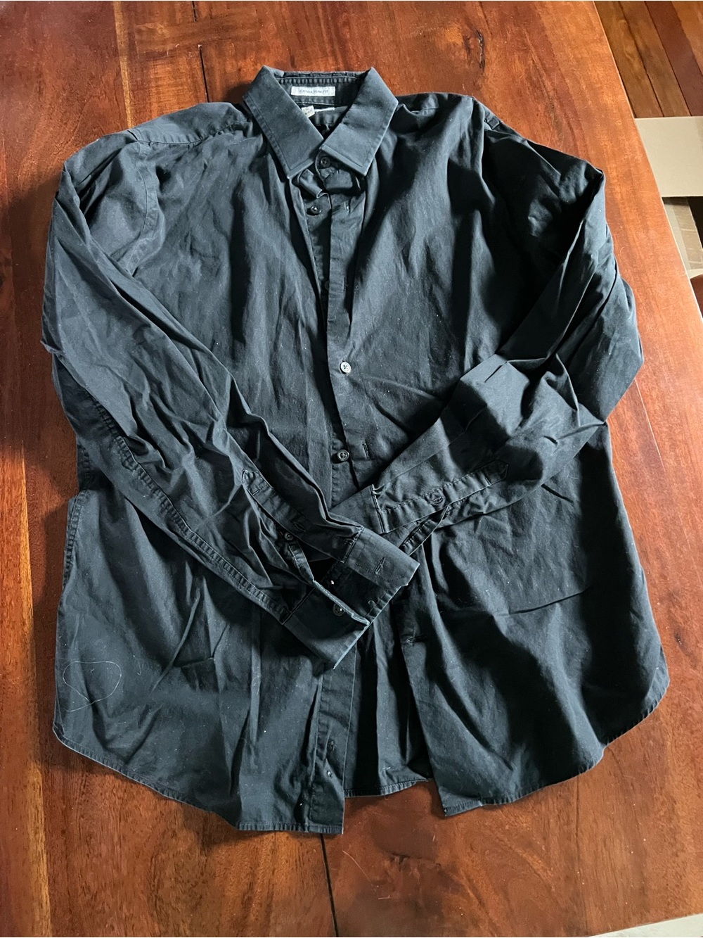 Men’s Black Express Extra Slim Fit | Medium | Cotton Blend